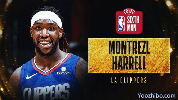 NBA最佳第六人<a href=/look/lanqiuzhibo/clippers/ target=_blank class=infotextkey>快船</a>前锋哈雷尔当选