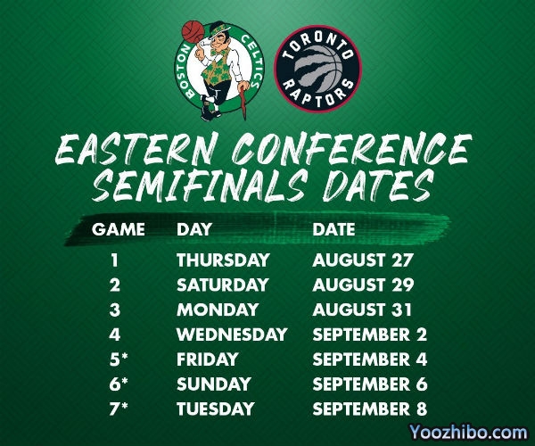 <a href=/look/lanqiuzhibo/celtics/ target=_blank class=infotextkey>凯尔特人</a>vs<a href=/look/lanqiuzhibo/raptors/ target=_blank class=infotextkey>猛龙</a>次轮对阵表出炉