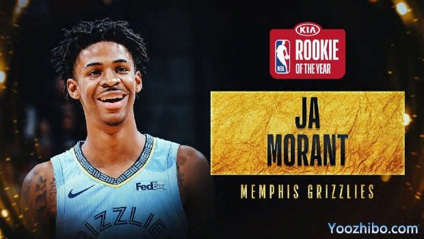 NBA最佳新秀莫兰特当选,<a href=/look/lanqiuzhibo/grizzlies/ target=_blank class=infotextkey>灰熊</a>
